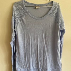 Pink lace long sleeve